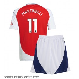 Arsenal Gabriel Martinelli #11 Hjemmebanetrøje Børn 2024-25 Kortærmet (+ Korte bukser)